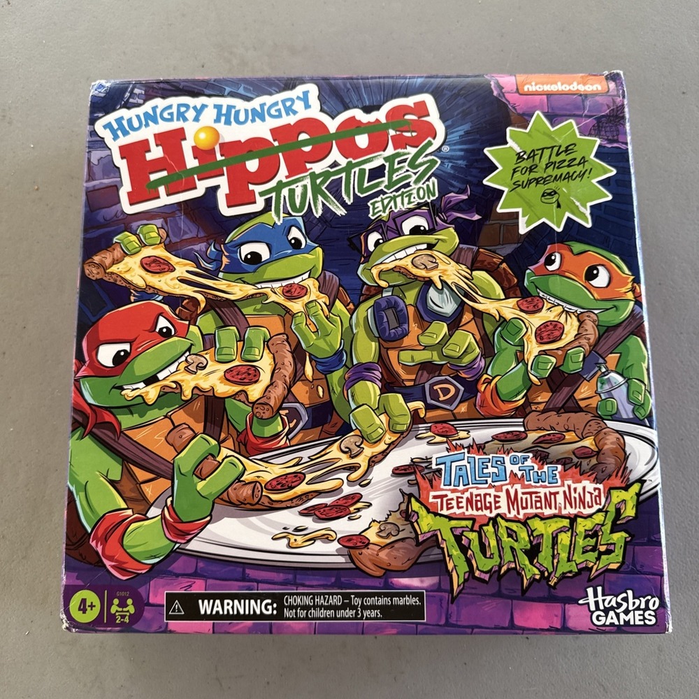 Hungry Hungry Hippos: Teenage Mutant Ninja Turtles Edition Game | Ages‎ 4 and Up